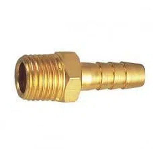 Hosetail Connector Brass Male-1/4" x 8mm-