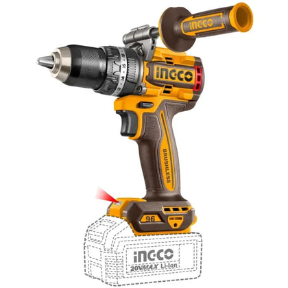 Impact Drill Cordless 𝑃20ˢ iNGCO-96𝑁-𝑚-Tool Only