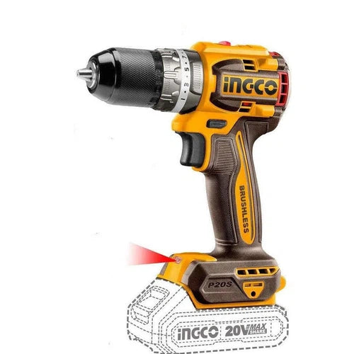 Impact Drill Cordless 20𝑉 60𝑁-𝑚 iNGCO