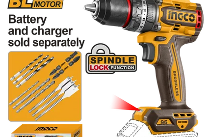 Impact Drill Cordless 𝑃20ˢ iNGCO-66𝑁-𝑚-Tool Only-