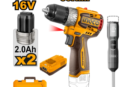 Impact Drill + Stick Blender Cordless 𝑀16 KIT iNGCO-Default Title