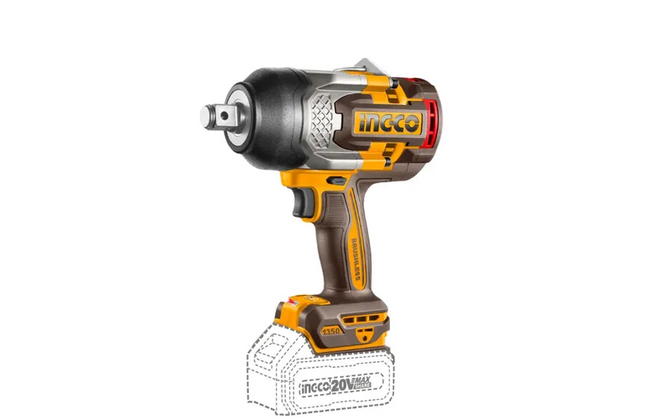 Impact Wrench 3/4" Cordless 𝑃20ˢ iNGCO-1350𝑁-𝑚-Tool Only