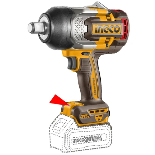 Impact Wrench 3/4" Cordless 𝑃20ˢ iNGCO-1050𝑁-𝑚 [NEW]-Tool Only-