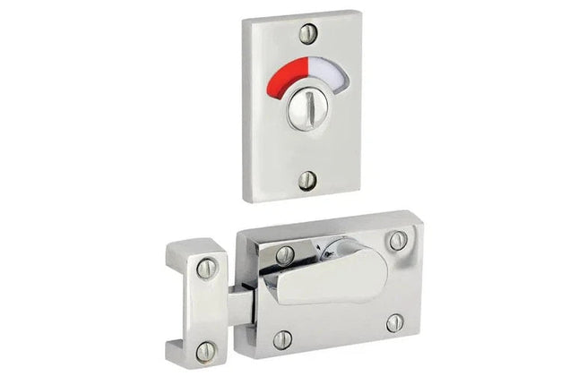 Indicator Bolt Latch Euro-Chrome
