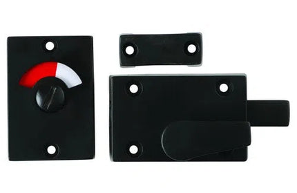 Indicator Bolt Latch Euro-Matt Black