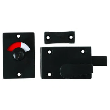 Indicator Bolt Latch Euro-Matt Black