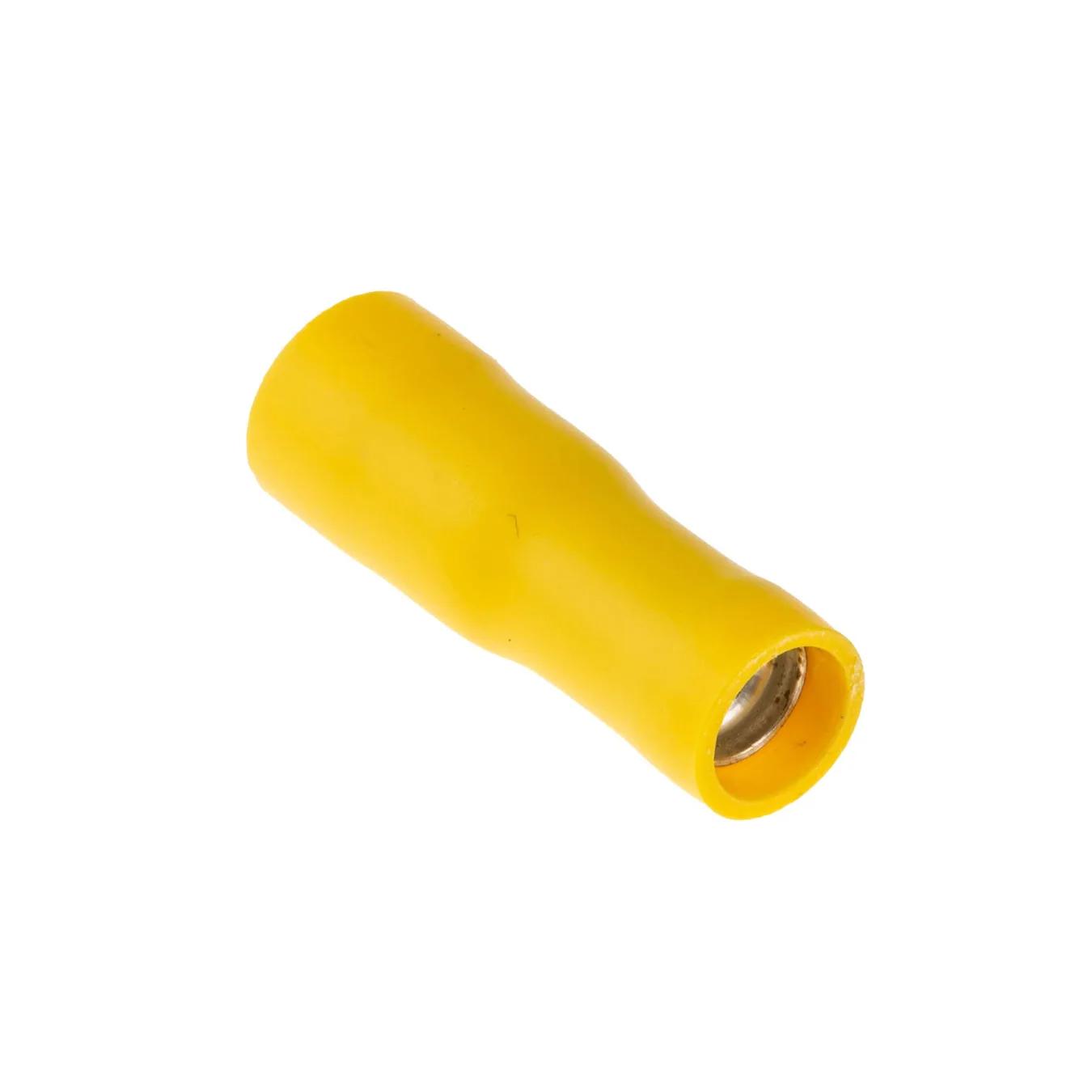 Insulated Terminal Bullet Female »-Wire Terminals & Connectors-3D-Yellow 6.0𝑚𝑚²-each-diyshop.co.za