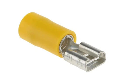 Insulated Terminal Disconnect Female 6.4mm »-Yellow 6.0𝑚𝑚²-each