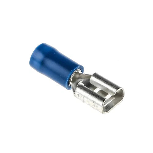 Insulated Terminal Disconnect Female 6.4mm »-Wire Terminals & Connectors-3D-Blue 2.5𝑚𝑚²-each-diyshop.co.za