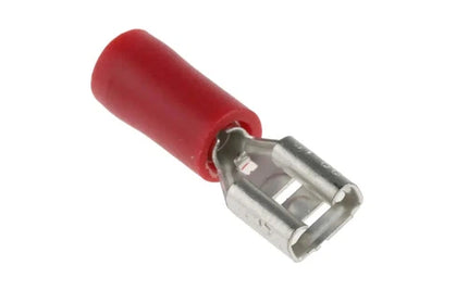 Insulated Terminal Disconnect Female 6.4mm »-Red 1.5𝑚𝑚²-each-