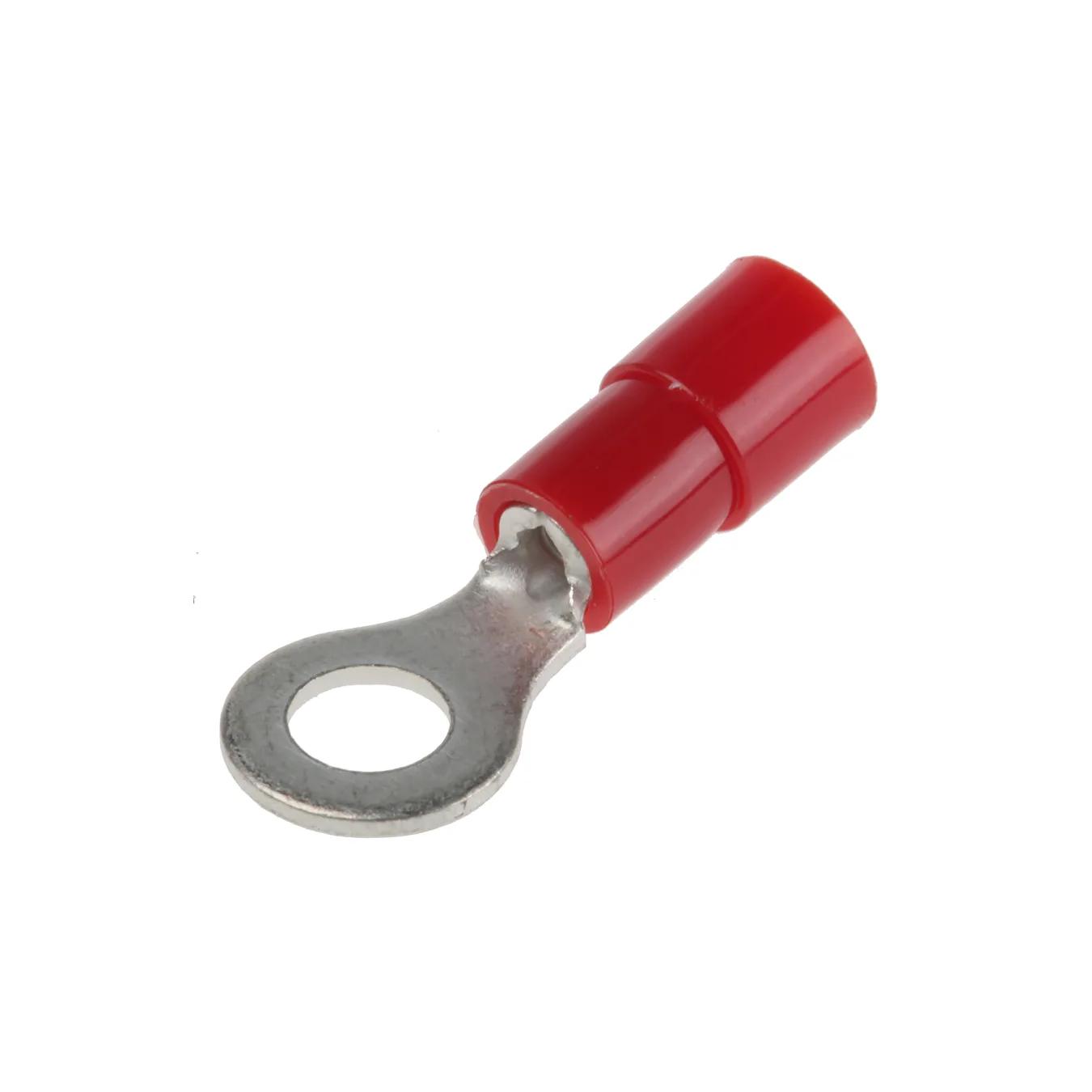 Insulated Terminal Ring M6 »-Wire Terminals & Connectors-3D-Red 1.5𝑚𝑚²-each-diyshop.co.za
