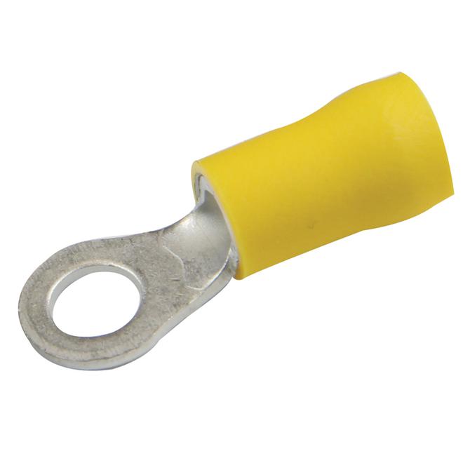 Insulated Terminal Ring M6 »-Wire Terminals & Connectors-3D-Yellow 6.0𝑚𝑚²-each-diyshop.co.za