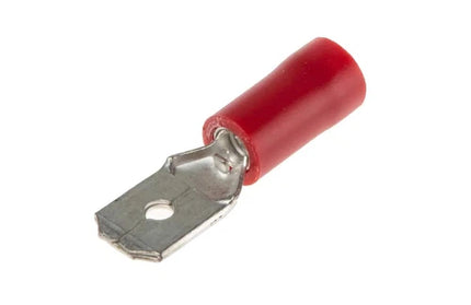 Insulated Terminal Spade Male 6.4mm »-Red 1.5𝑚𝑚²-each-