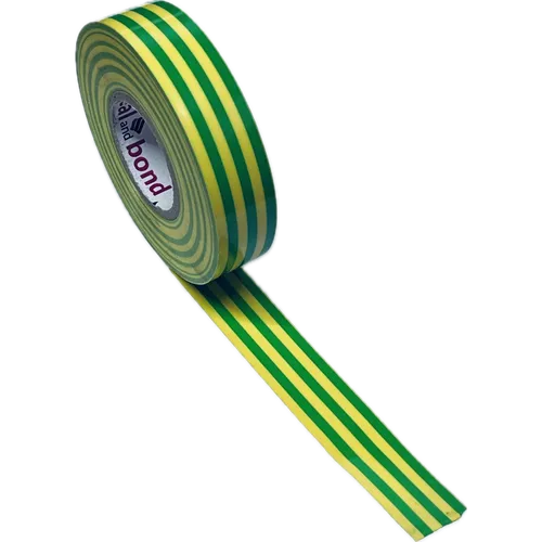 Insulation Tape Seal & Bond-Green/Yellow-𝑤18𝑚𝑚 x 𝑇0.18 x 𝐿20𝑚
