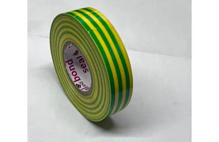 Insulation Tape Seal & Bond-Green/Yellow-𝑤18𝑚𝑚 x 𝑇0.18 x 𝐿20𝑚-