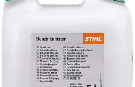 Jerrycan Poly STIHL-5ℓ-Transparent