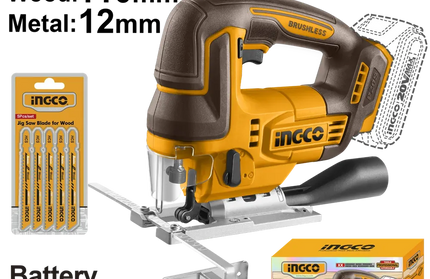Jigsaw Cordless 𝑃20ˢ iNGCO-Tool Only-