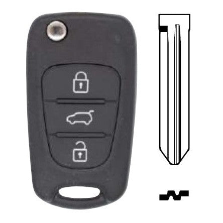Sleutel FOB Hyundai/KIA Filp-tas