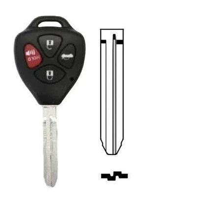 Key FOB TOYOTA Case-4 Button(TOY43)