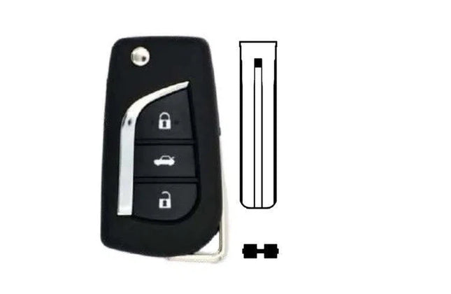 Key FOB TOYOTA Filp Case-3 Button