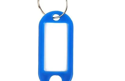 Keyring Tags Oval-Black