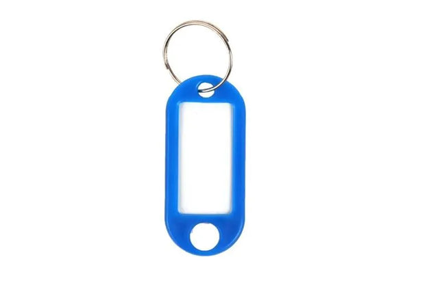 Keyring Tags Oval-Black