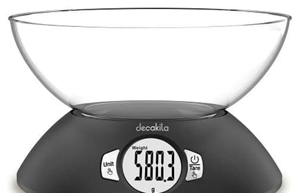 Kitchen Food Scale 2-5000𝑔 decakila-Bowl