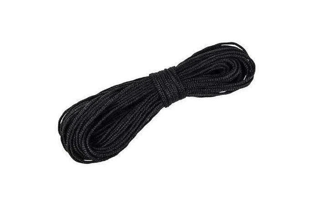 Lacing Cord Nylon-Black-𝑝/𝑚eter