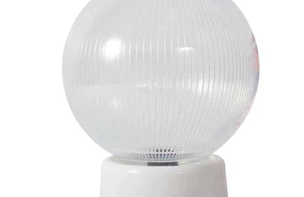 Lamp Bowl Clear Poly-6"