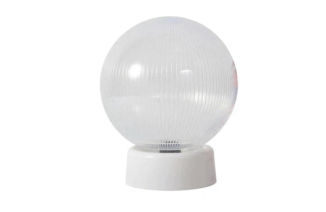 Lamp Bowl Clear Poly-6"