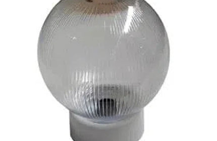 Lamp Bowl Clear Poly-6"-