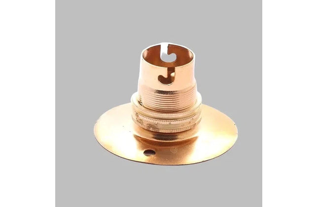 Lamp Holder Brass »-Flange Bottom (65mm)