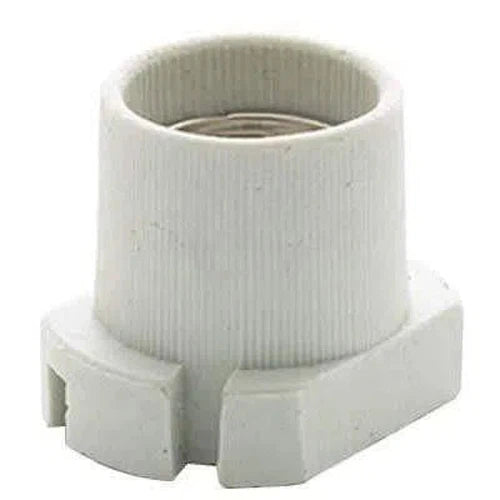 Lamp Holder Porcelain-Private Label Lighting-E27 Flange Fixing-diyshop.co.za