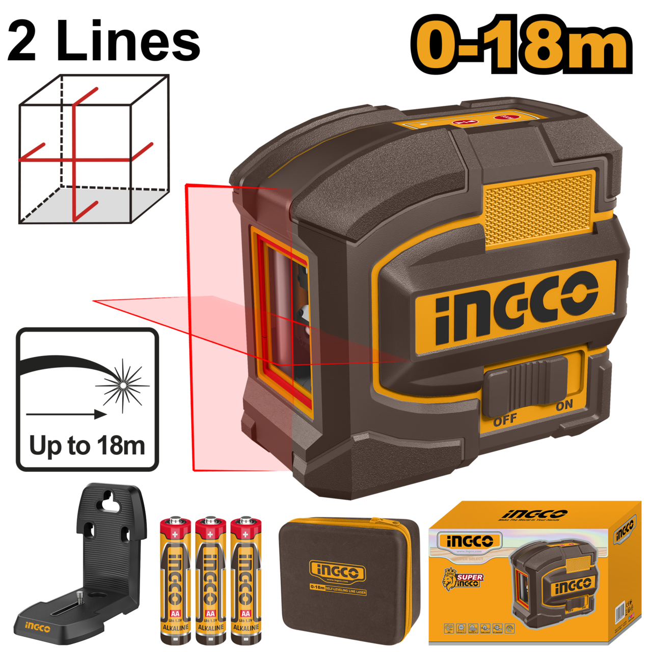 Line Level Laser RED iNGCO