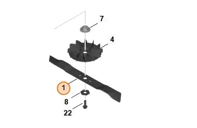 Lawnmower Bar Blade for RMA348 STIHL-Default Title