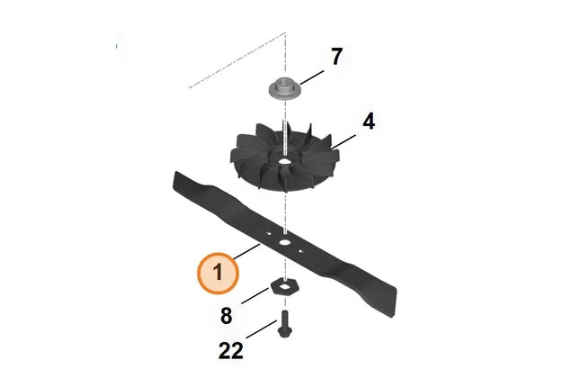 Lawnmower Bar Blade for RMA353v STIHL-Default Title