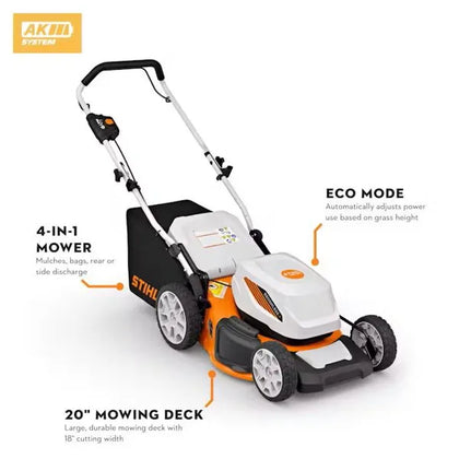 Lawnmower Cordless Push AKˢ RMA348 STIHL-Tool Only-