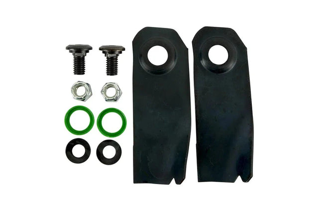 Lawnmower Swing Blade Mulch 125x48mm Victa V144ⓓ-Pair