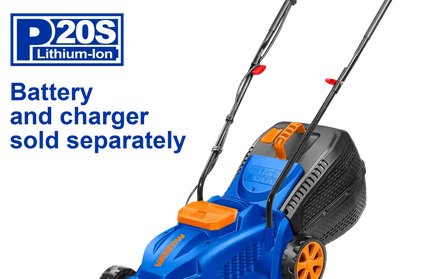 Lawnmower 𝑤32𝑐𝑚 Cordless Push 𝑃20ˢ WADFOW-Tool Only-