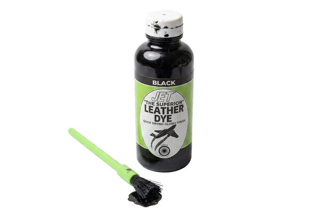 Leather Dye JET-Black-100𝑚ℓ