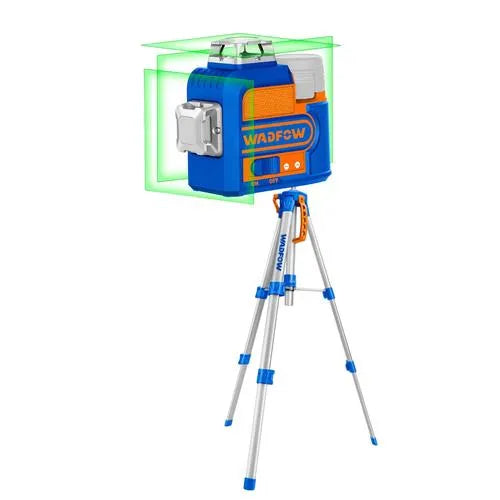 Line Level Laser GREEN 𝑆12 with Tripod WADFOW-Tool + 1.5𝐴𝒉 Bat-