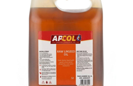 Linseed Oil Raw Apcol-5ℓ