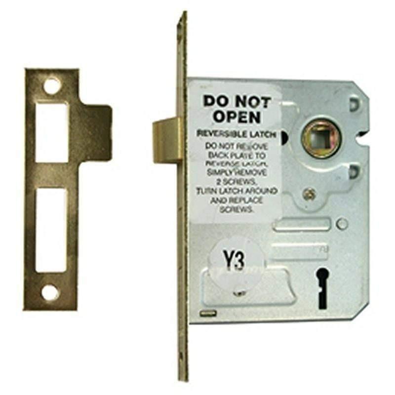 Lock Body Keyhole Standard-Locksets-Inyati-3 Lever (Inyati)-Chrome Plate-diyshop.co.za