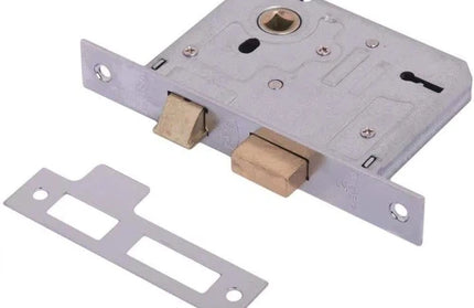 Lock Body Keyhole SashLock Mackie-3 Lever-Chrome