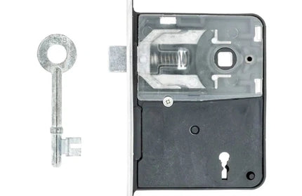 Lock Body Keyhole SashLock Poly FortKnox-2 Lever-Left-