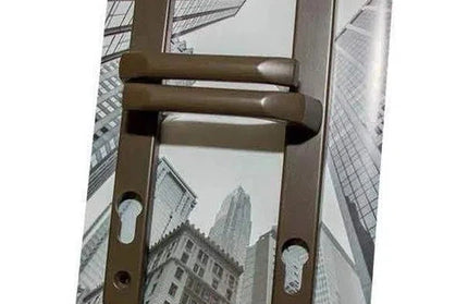 Lockset Aluminium 25mm Complete-Brown