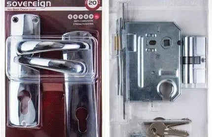 Lockset Classic Cylinder Diecast  Mackie/Sovereign-Chrome