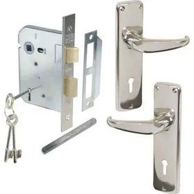 Lockset Classic Meduim Duty-2/3 Lever-Chrome