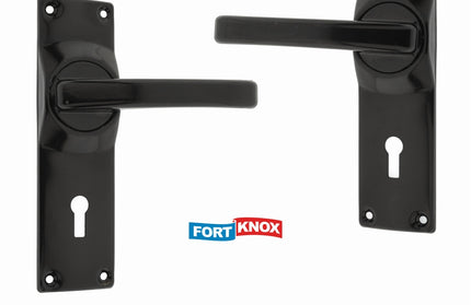 Lockset Classic Meduim Duty FortKnox-2Lever(MH Series)-Black