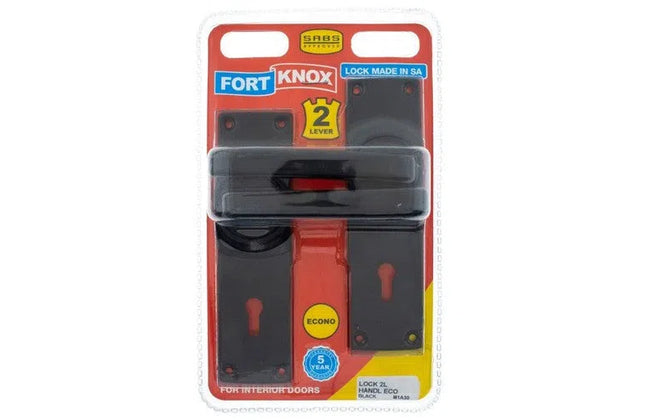 Lockset Classic Meduim Duty FortKnox-2Lever(MH Series)-Black